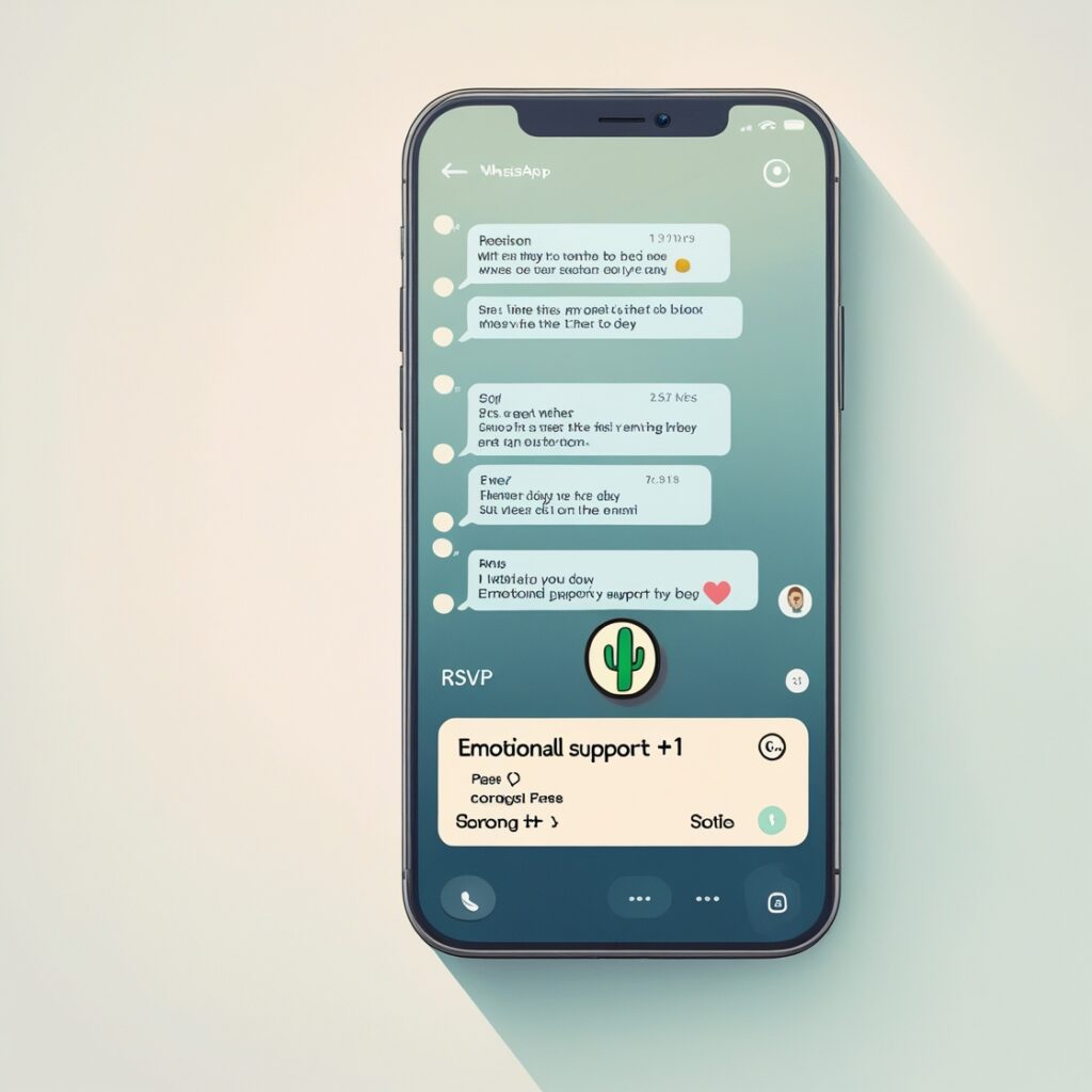 WhatsApp RSVP options